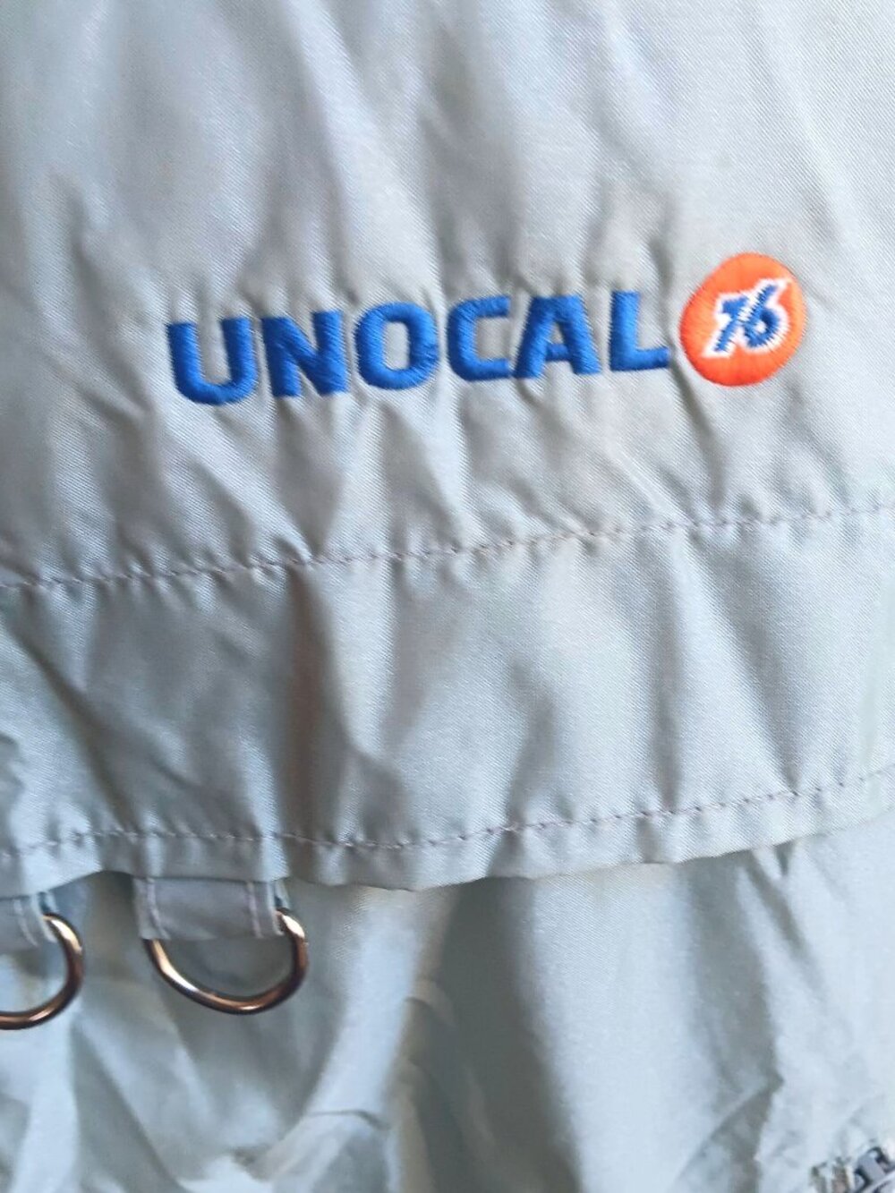 XXL Vintage Puffer Jacket 1980's Unocal 76 K-Brand Quilted Jacket Made In USA